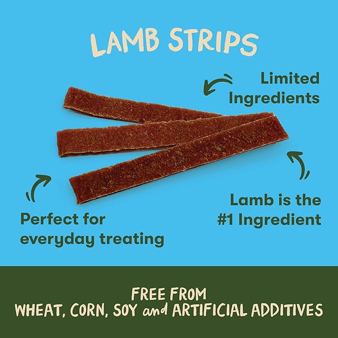 Pet 'n Shape Lamb Jerky Dog Treats - 9 Ounce