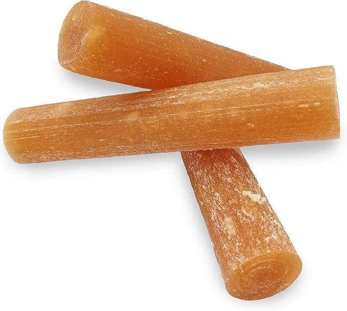 Himalayan Dog Chew Yak Cheese Dog Chews,Lactose Free & Grain Free,USA Made,for All-Dog Breeds,Medium Density Cheese Chew,Resealable Pouch with 3 YUM Treats,Chicken Flavor,(Pack of 2)