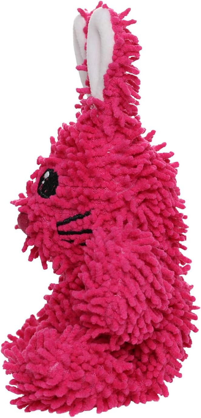 MIGHTY- Microfiber Ball - Farm – Made with Squeaker Balls and Minimal Stuffing. Strong & Tough. Interactive Play. Machine Washable & Floats (Rabbit, Jr)