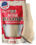 Elk Antlers for Dogs Large - Premium Natural Antler Dog Chew for Aggressive Chewers - Long-Lasting Deer Antler Chews - Ideal for Medium to Big Breed Dogs - Elk Bones and Antlers Durable