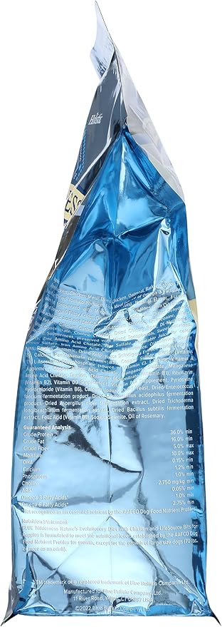 Blue Buffalo Wilderness High-Protein Natural Dry Food for Puppies, Chicken Recipe, 4.5-lb. Bag