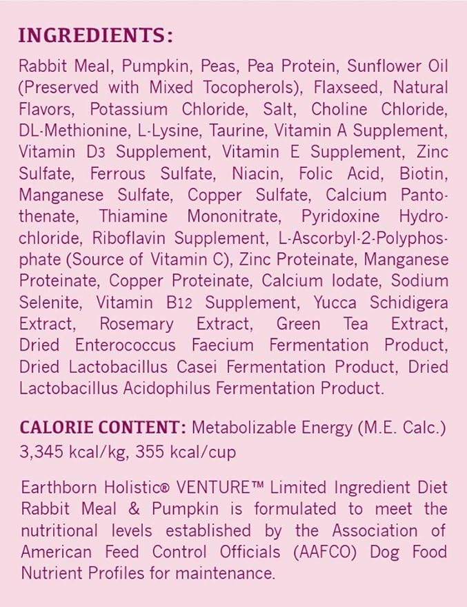 Venture Limited Ingredient Diet Grain Free Dry Dog Food