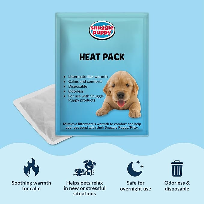 Snuggle Puppy Heartbeat Dog Toy for Puppies, Real-Feel Heartbeat, Calming Sleep Aid and Crate Training Comfort Toy with Heat Pack, Medium Breed Buddies Doodle Appearance (Goldendoodle, Poodle Mix)