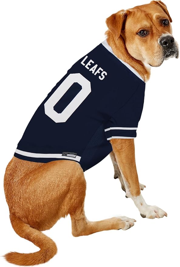NHL Toronto Maple Leafs Jersey for Dogs & Cats, Small. - Let Your Pet be a Real NHL Fan! (Pack of 2)