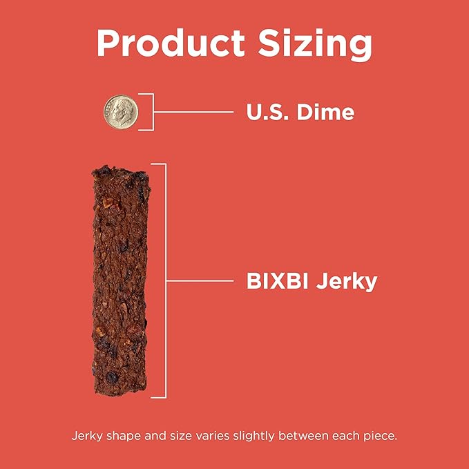 BIXBI Skin & Coat Support Beef Liver Jerky Dog Treats, 12 oz - USA Made Grain Free Dog Treats - Antioxidant Rich to Support Shiny, Full Bodied Coats - High in Protein, Whole Food Nutrition, No Fillers