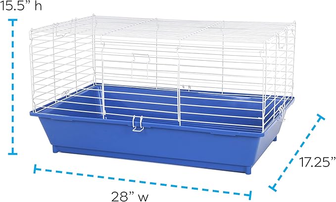 Ware Manufacturing Home Sweet Home Pet Cage for Small Animals - 28 Inches - Colors May Vary
