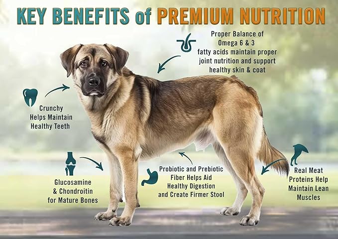 Chicken Soup for the Soul All Natural Premium Senior/Mature Dry Dog Food, Real Meat First Ingredient, No By-Products, Supports Joint Health and Mobility, Chicken, Turkey & Brown Rice, 4.5lb
