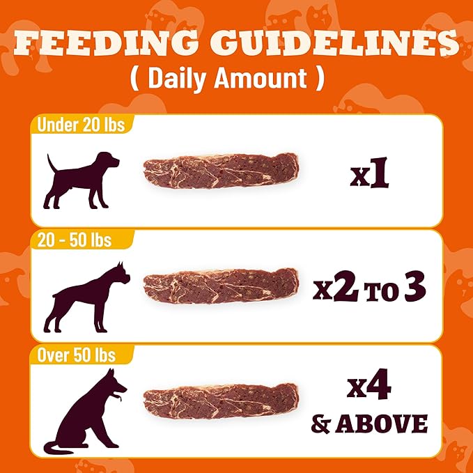 17.6oz Marbly Beef Strips for Dog Jerky Treats - Natural High Protein Beefhide for Dental Chews - Supports Hip & Joint Health - Dog Training Treats for Small & Large Dogs