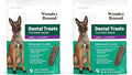 Amazon Brand - Wonder Bound Dog Dental Treats for Large Dogs (Over 50 lbs), Fresh Mint Flavor, Made with Real Chicken, Freshens Breath, Controls Plaque & Tartar, 9 Count (Pack of 2)