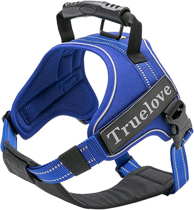 Truelove Dog Harness No-Pull Reflective Stitching Ensure Night Visibility Outdoor Adventure Big Dog Harness Perfect Match Puppy Vest TLH5753 Now Available in 6 Colors 6 Sizes