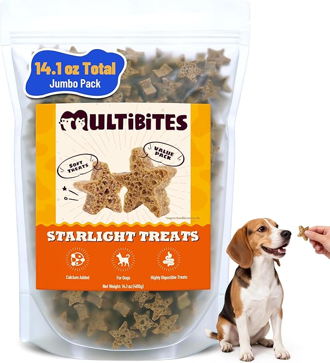 Soft Dog Treats, 14.1 ozHealthy Dogs Training Snacks - Chicken &Rabbit Flavor with Dietary Fiber, DigestiveSupport and High Calcium, Funny DogCookies for Small, Medium and Large Breed