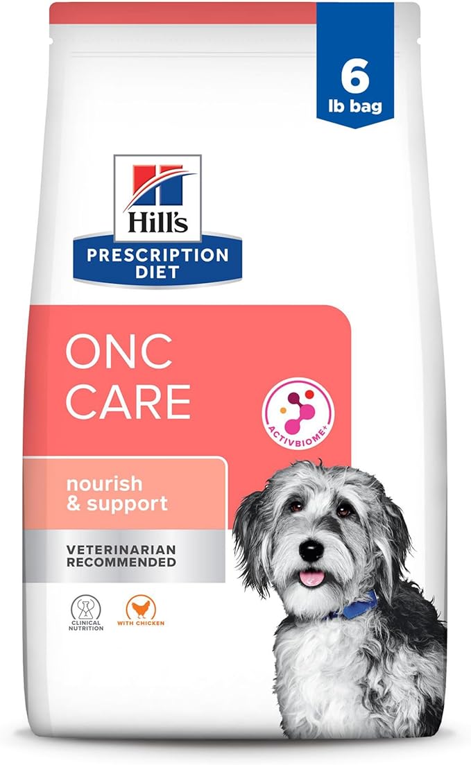 Hill's Prescription Diet ONC Care Dry Dog Food, Chicken, 6 lb. Bag