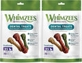 Whimzees Dental Dog Treats - Natural Grain-Free Chews for Healthy Teeth & Gums - Variety Pack - Small Breeds - Vegetarian Dental Care Snacks (2-Pack)