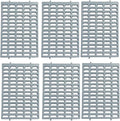 Saguaro Acres Rabbit and Small Animal Cage Resting Mat for Wire Floored Cages - Pack of 6 (Grey)