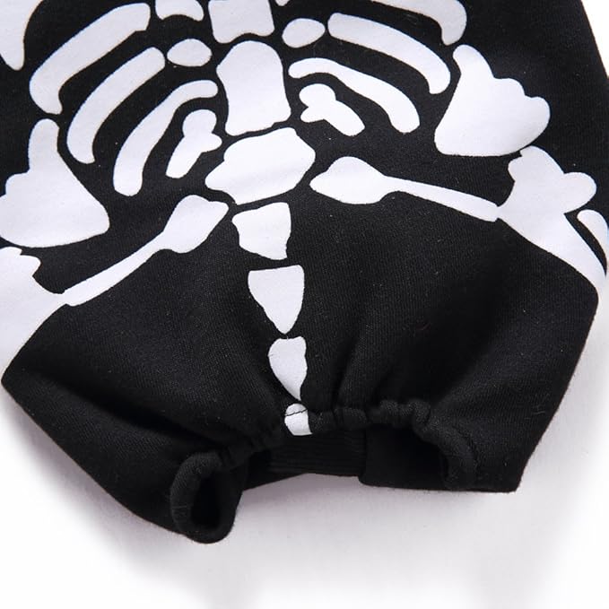 Puppy Skull Costume Halloween Christmas Funny Party Cosplay Clothes for Cat, Small Dog