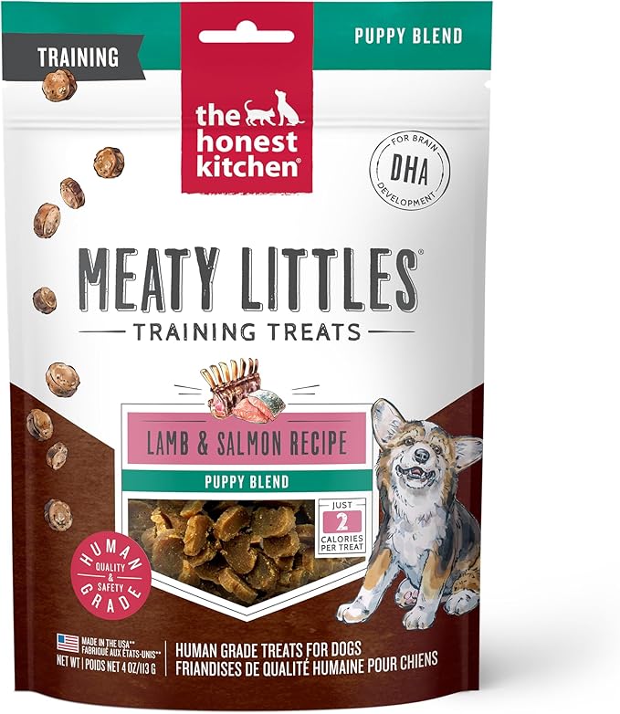 The Honest Kitchen Human Grade Dog Treats Meaty Littles: Lamb & Salmon Recipe