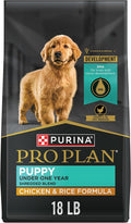 Purina Pro Plan High Protein Puppy Food Shredded Blend Chicken & Rice Formula - 18 lb. Bag