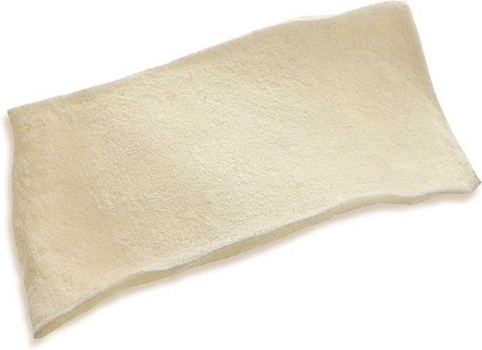 Cowdog Chews Natural Rawhide Chips – Premium Long-Lasting Dog Treats with Thick Cut Beef Hides, (1Lb)