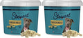 Stewart 100% Chicken Breast Dog Treats, 14.8 oz Tub, ~280 Pieces, Freeze Dried Raw, Ingredient, 74% Protein Training Treats or Meal Topper, Grain Free, Gluten Free, (Pack of 2)