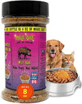 Wild Meadow Farms - Magic Dust Wild Boar Jerky Topper, Single Protein Pet Food Topper for Dogs & Cats, Enhance Flavor & Elevate Mealtime Excitement for Picky Eaters, Made in USA - 8 Ounce Bottle