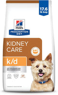 Hill's Prescription Diet k/d Kidney Care with Lamb Dry Dog Food, Veterinary Diet, 17.6 lb. Bag (Packaging May Vary)