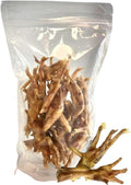 Natural Chicken Feet for Dogs (20 Pack) - 100% USA Sourced and Made - Single Ingredient - High Protein, Low Calories - Slow-Roasted Dog Chews (20 Counts)