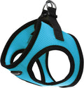 Bark Appeal Aqua Blue Step-in Dog Harness for Extra Small Sized Pets – Updated Sizing, Re-Measuring is Essential – Soft Vest Harness – Anti-Choke with Adjustable Strap & Heavy Duty Clip – XXS