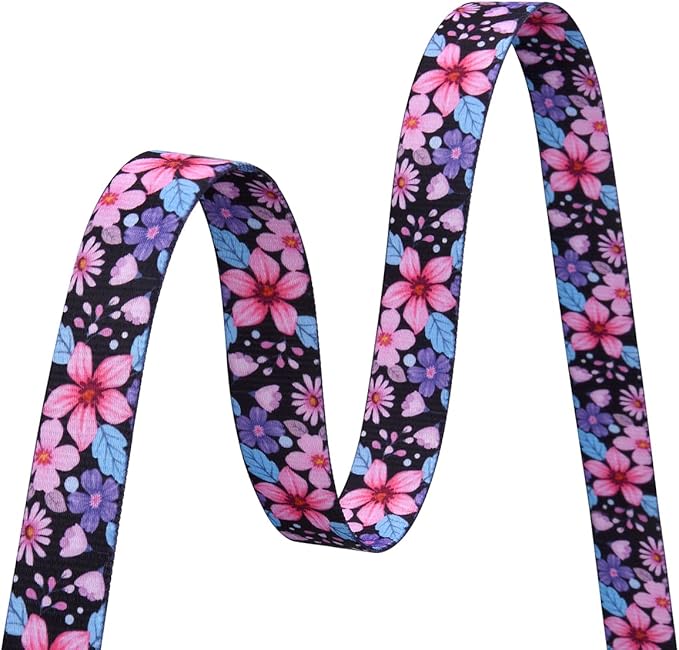 Dog Collar for Large Dogs, Soft Comfy Pet Collar for Small Medium Large Dogs, Floral Pattern for Boy Girl Puppy Dogs(Floral A,L)