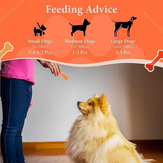 Annika Chicken Jerky Dog Treats – Natural, Low-Fat Strips & Chews, Dog Training Snacks with Chicken Breast, Grain-Free, 11.6 oz Healthy Treats for All Breeds