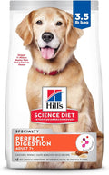Hill's Science Diet Adult 7+ Perfect Digestion Dry Dog Food, Chicken, Whole Oats, & Brown Rice, 3.5 lb. Bag