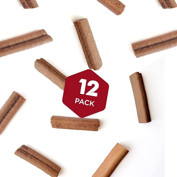 Best Bully Sticks Love Bones - 12 Count (Pack of 1) | Heart-Shaped Chicken Chews for Dogs | Rawhide-Free Dog Treats | High Protein | Easy to Digest | Chew Sticks for Small, Medium, Large, Puppy