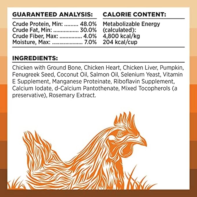 BIXBI Liberty Freeze-Dried Dog Food Topper & Treats, Chicken – 98% Meat & Organs, No Refrigeration – USA Made, 4.5 oz