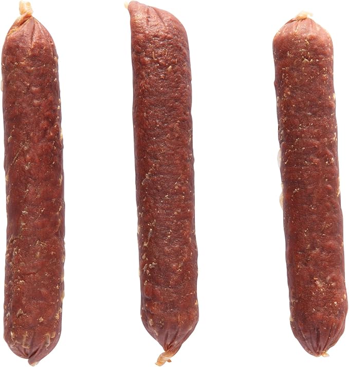 Happy Howie's Natural Dog Treats - Healthy Dog Treats, Real Beef & Natural Ingredients, Made in The USA, Hormone Free - Beef Sausage Links (4 Inch Treats)