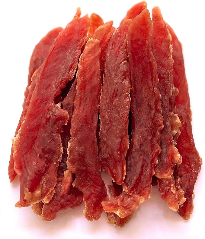 Hubert Pet Gourmet Duck Jerky Dog Treats, High Protein & Low Fat, Healthy & Natural, No Additives, 1 lb Bag