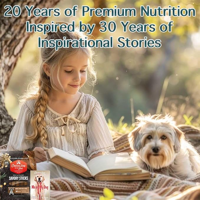 Chicken Soup for The Soul All Natural Premium Savory Sticks Soft & Chewy Dog Treats, Real Duck First Ingredient, No by-Products, Artificial Colors, Flavors or Preservatives, Duck, 32oz