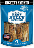 Best Bully Sticks Hickory Smoked Marrow Bones - 8 Count (Pack of 1) - No Additives, Long-Lasting, Great for Large Breeds