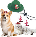 Christmas Pet Dog Hat,Cosplay Dog Hat,Cute Outdoor Hat,Dog Party Hat for Small Medium Dogs,Holiday Decoration Cap Perfect for Dog Cat （Crooked Duck）
