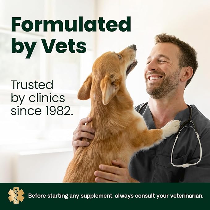 VetriScience Extra Strength Healthy Hip & Joint Chews, GlycoFlex Glucosamine & Green-Lipped Mussel Support Supplement for Dogs, Promote Mobility & Soothe Joint Discomfort, Chicken, 3 Pack