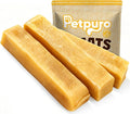 Yak Cheese Dog Chews – Long Lasting Hard Chew for Aggressive Chewers, 3-Ingredient Natural Dog Treats – High Protein, Odor-Free, Rawhide-Free for Large Dogs (Large - 3 Chews)