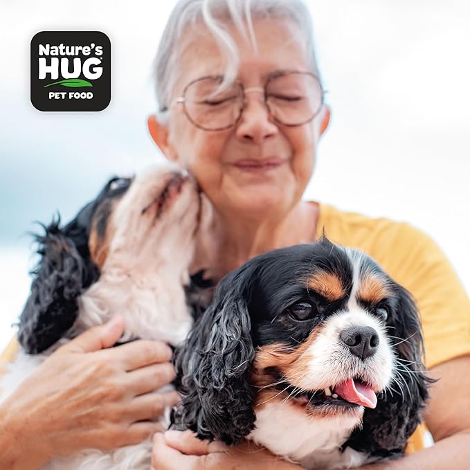 Nature's HUG Hypoallergenic Dry Dog Food for Senior Toy & Small Breeds – Complete & Balanced Nutrition, Sensitive Stomach Support, High-Protein, Grain Free – 5lb