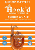 Totally Hook'd Freeze‑Dried Single‑Ingredient Treats, High‑Protein Omega-3 Training Snack for Dogs & Cats (2 Ounce, Shrimp)
