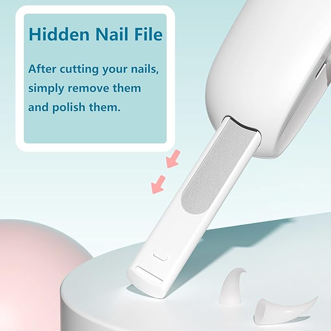Pets Nail Clippers and Trimmers for Indoor Cats & Small Animals, Safety Lock and Nail File, Nail Trimmer & Claw Scissors for Home Grooming - Professional Grooming Tool for Pets (Blue)