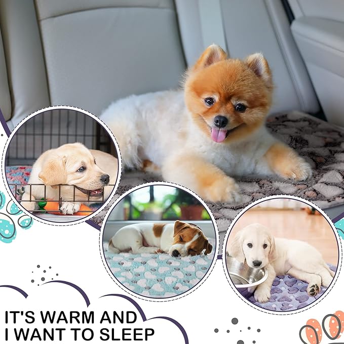 Tudomro 8 Pcs Guinea Pig Blankets Washable Small Pet Fleece Bedding Cage Liners Double Sided Pet Reusable Sleep Mat Pad Cover for Ferret Chinchilla Furniture Protection(Heart,47 x 24 Inch)
