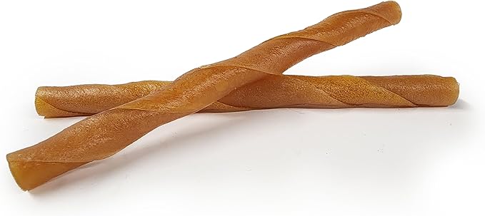 Cadet Chewalicious Classic Chewy Twists with Real Peanut Butter, Rawhide-Free Healthy Dog Chews, Limited-Ingredient & Long-Lasting Chew Treats for Dogs, Peanut Butter Flavor, 15 Count