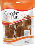 Good ‘n’ Fun Triple Flavor Wings Chews for All Dogs, 12 Ounces, Treat Your Dog to Long-Lasting Chews Made with Chicken, Beef Hide and Pork Hide