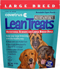 Covetrus Nutrisential Lean Treats for Large Dogs - Soft Dog Treats for Large Dogs - Nutritional Low Fat Bite Size - Chicken Flavor - 10oz - 8 Pack