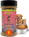 Wild Meadow Farms - Magic Dust Salmon Jerky Topper, Single Protein Pet Food Topper for Dogs & Cats, Enhance Flavor & Elevate Mealtime Excitement for Picky Eaters - 8 Ounce Bottle in Salmon Flavor