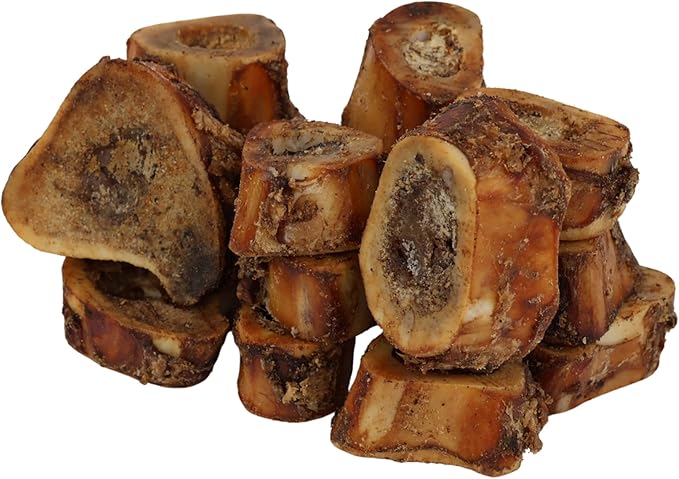 TREATOPIA Adventure Dog Bones, Delights, 1-2”, 16 PC - All-Natural, Center-Cut, Long-Lasting, Healthy, Single Ingredient, Bone Marrow, Hand-Trimmed, Slow-Roasted, Made in The USA, No Additives