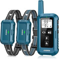 Jugbow Dog Shock Collar - 4200FT Dog Training Collar with Remote, IPX7 Waterproof Electric Collar with 4 Training Modes, Security Lock, Rechargeable e-Collar for Dogs 10-120lbs (Blue 2 Pack)