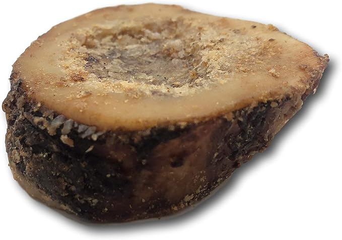Top Dog Chews - Dog Bones with Bone Marrow, Made in The USA, (6 Slices), Beef Femur, Long Lasting Dog Chews, All-Natural - Great for Small and Medium Dogs